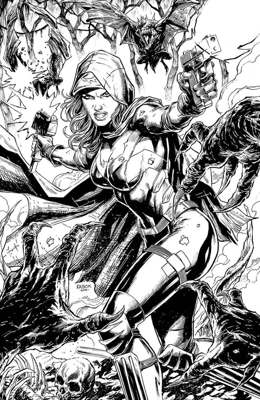 IMAGE COMICS COMIC BOOK VF/NM NOCTERRA #7 CVR F 25 COPY INCV FABOK B&W VIRGIN (MR)