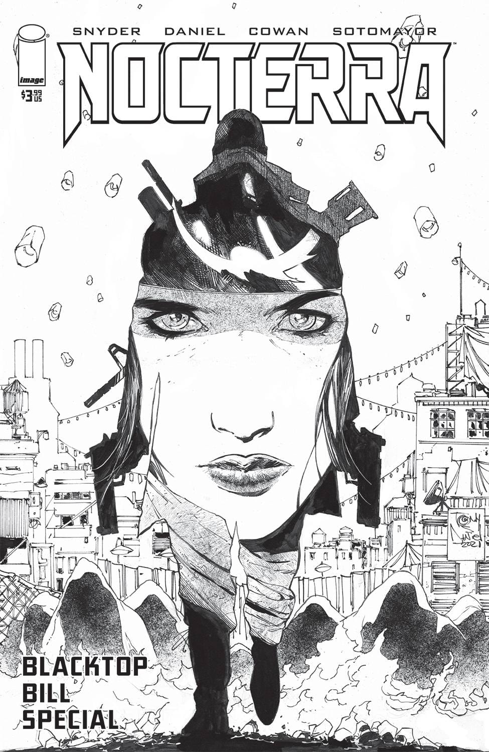 IMAGE COMICS COMIC BOOK VF/NM NOCTERRA SPECIAL CVR D 10 COPY INCV DANIEL B&W (MR)