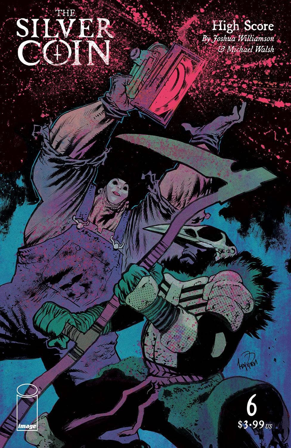 IMAGE COMICS COMIC BOOK VF/NM SILVER COIN #6 CVR B HARREN (MR)