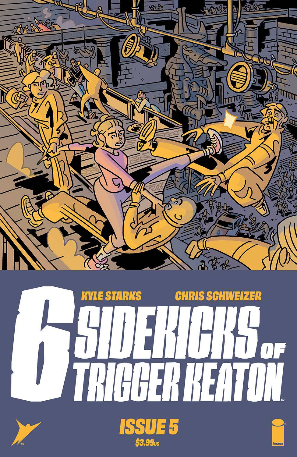 IMAGE COMICS COMIC BOOK VF/NM SIX SIDEKICKS OF TRIGGER KEATON #5 CVR A SCHWEIZER (MR)