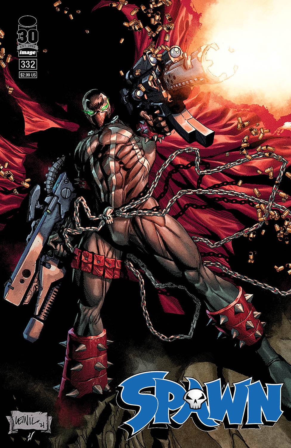 IMAGE COMICS COMIC BOOK VF/NM SPAWN #332 CVR A YU