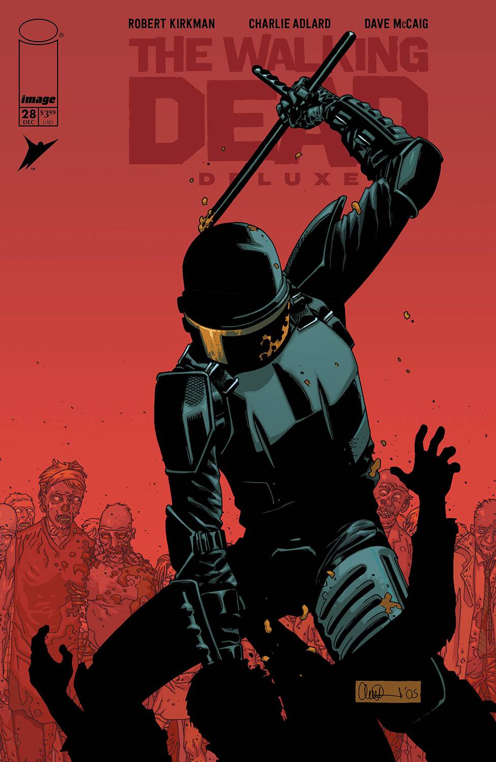 IMAGE COMICS COMIC BOOK VF/NM WALKING DEAD DLX #28 CVR B ADLARD & MCCAIG (MR)