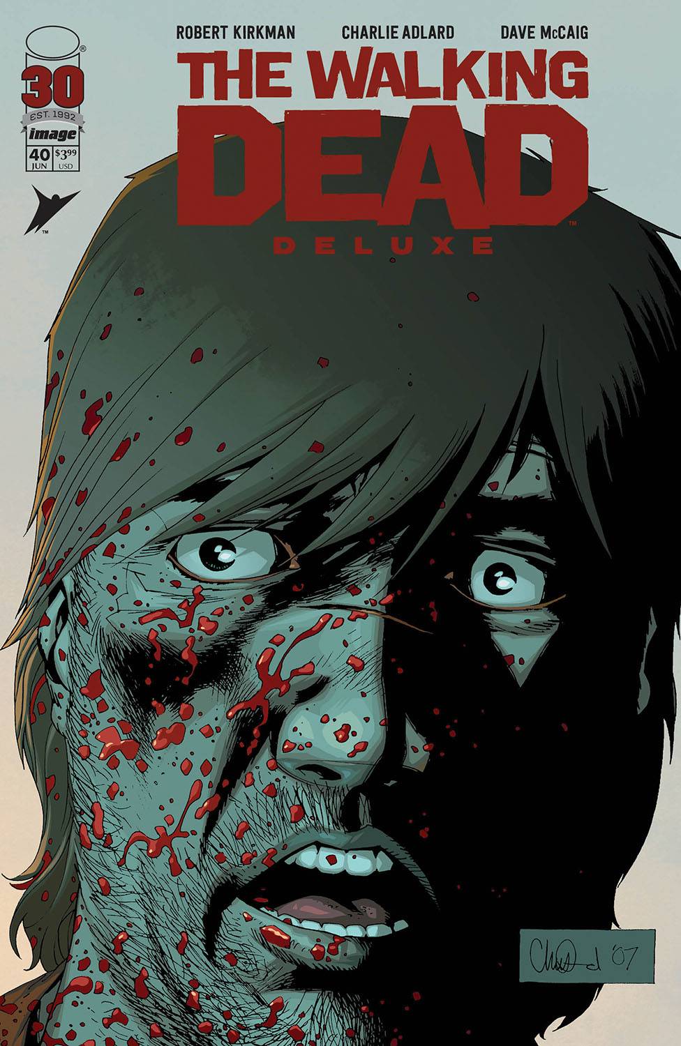 IMAGE COMICS COMIC BOOK VF/NM WALKING DEAD DLX #40 CVR B ADLARD & MCCAIG (MR)