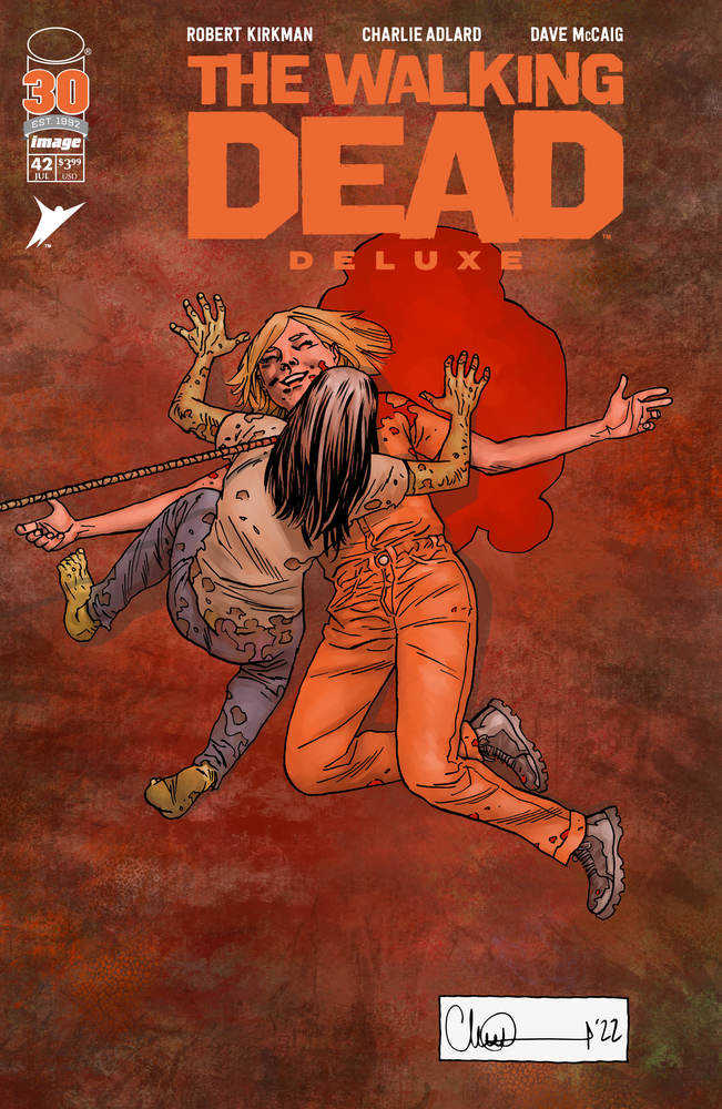 IMAGE COMICS COMIC BOOK VF Walking Dead Deluxe #42 Cover E Adlard (Mature)