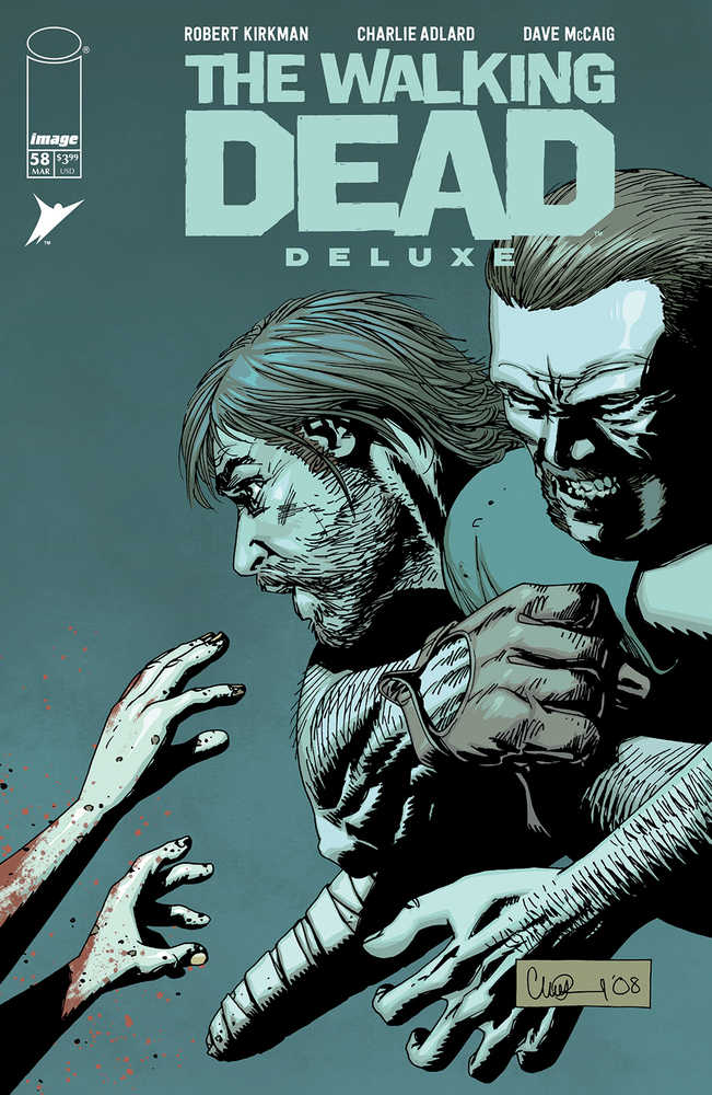 IMAGE COMICS COMIC BOOK Walking Dead Deluxe #58 Cover B Adlard & Mccaig (Mature)