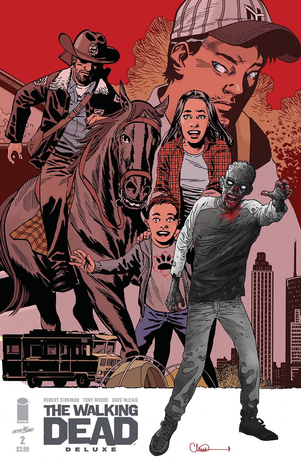 IMAGE COMICS COMIC BOOK WALKING DEAD DLX #2 CVR C ADLARD & MCCAIG (MR)