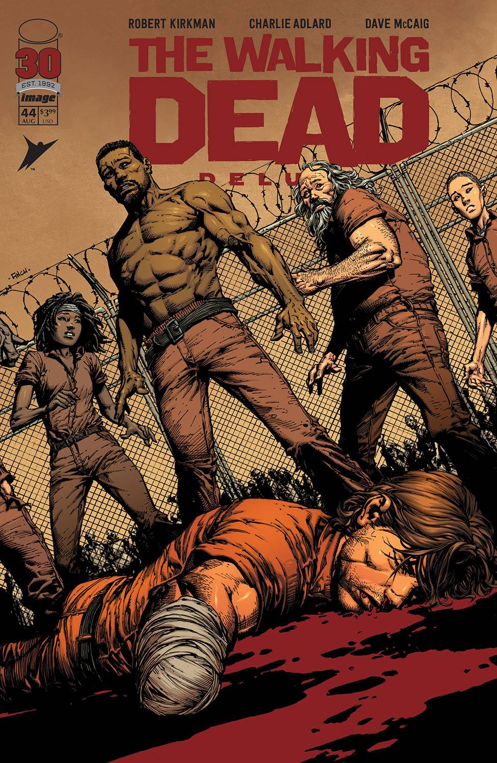 IMAGE COMICS COMIC BOOK WALKING DEAD DLX #44 CVR A FINCH & MCCAIG (MR)