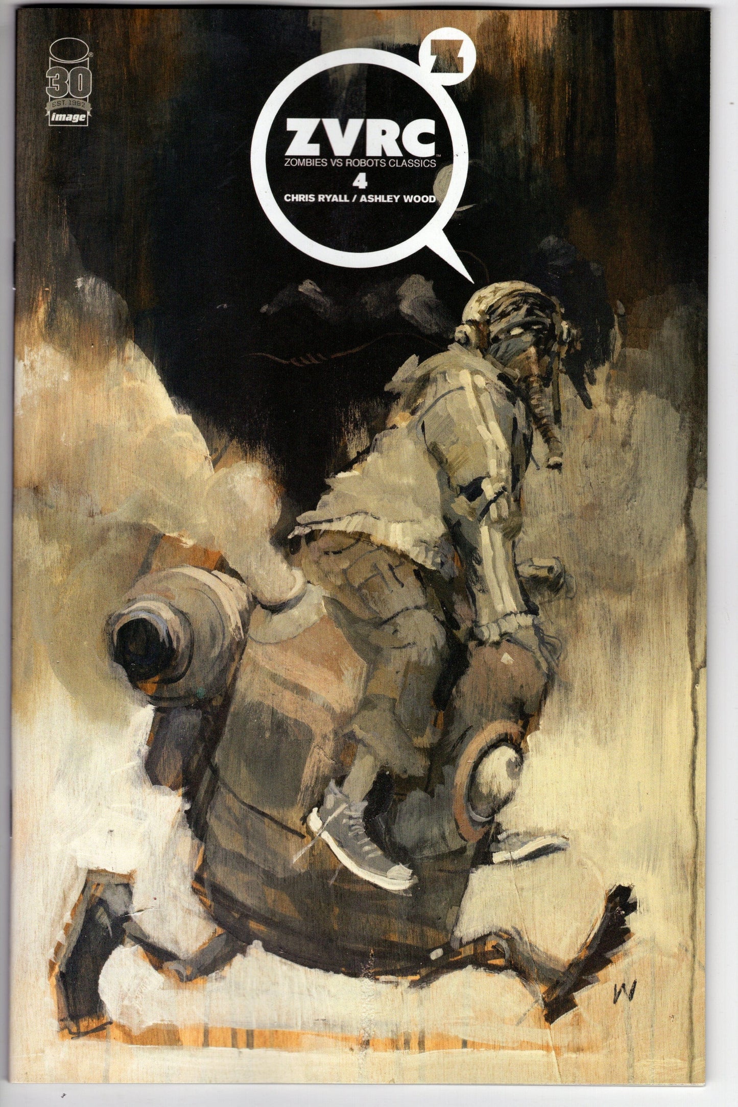 IMAGE COMICS COMIC BOOK ZVRC ZOMBIES VS ROBOTS CLASSIC #4 (OF 4) CVR A WOOD (MR)