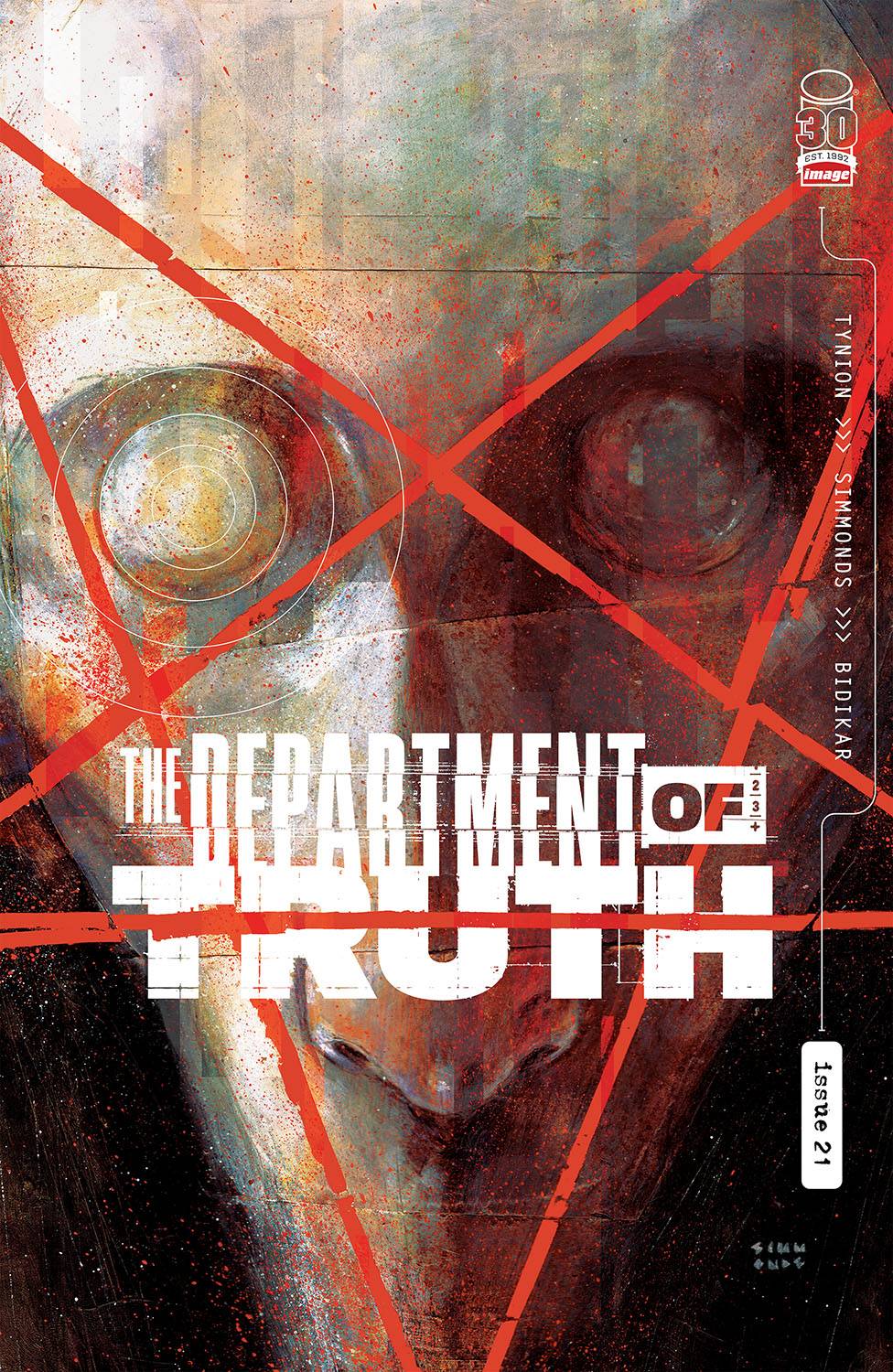 IMAGE COMICS COMIC BOOKS DEPARTMENT OF TRUTH #21 CVR A SIMMONDS (MR)