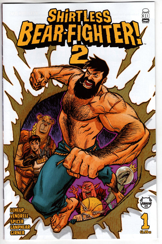 IMAGE COMICS COMIC BOOKS SHIRTLESS BEAR-FIGHTER 2 #1 (OF 7) CVR A JOHNSON