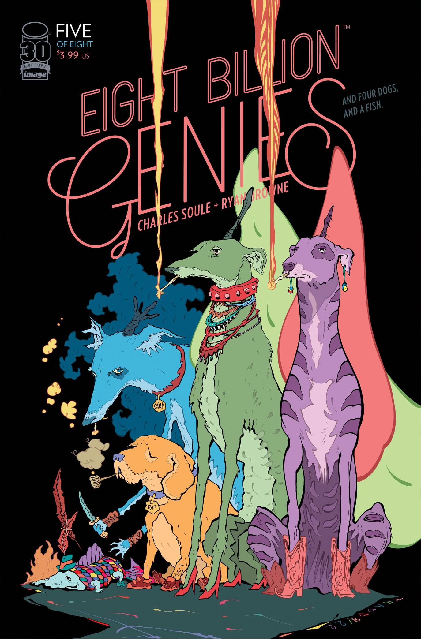 IMAGE COMICS COMIC BOOKS VF/NM EIGHT BILLION GENIES #5 (OF 8) CVR B MOORE (MR)