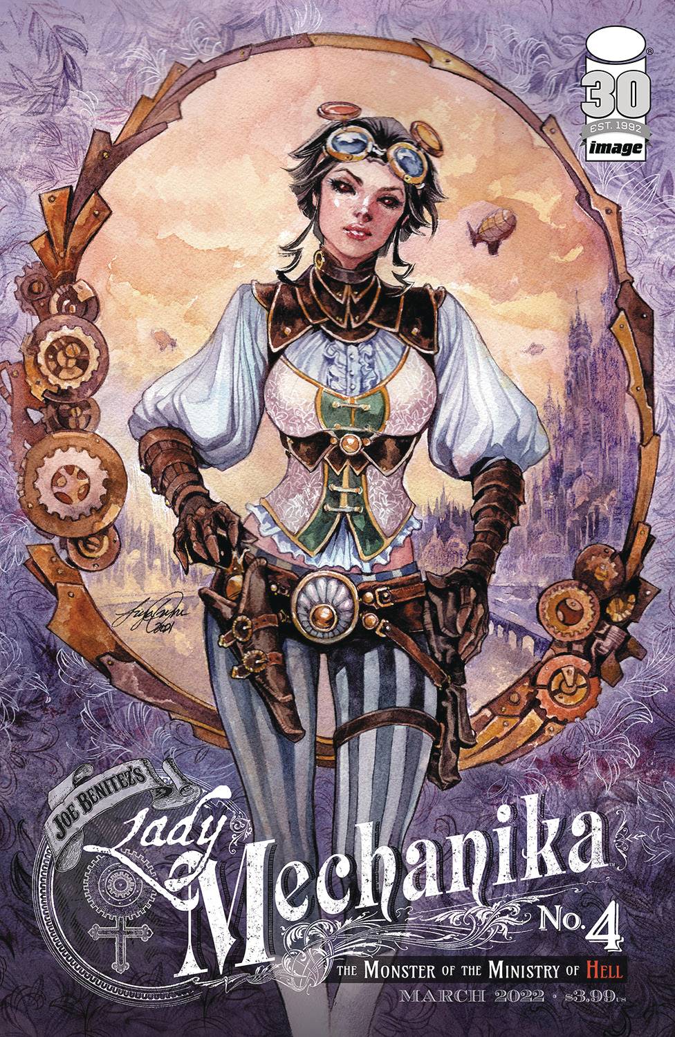 IMAGE COMICS COMIC BOOKS VF/NM LADY MECHANIKA MONSTER OF MINISTRY #4 (OF 4) CVR B