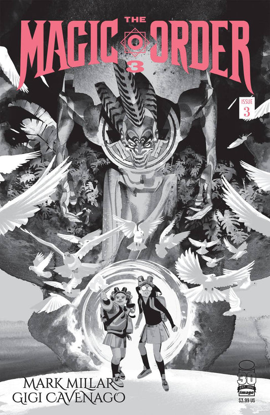 IMAGE COMICS COMIC BOOKS VF/NM MAGIC ORDER 3 #3 (OF 6) CVR B CAVENAGO B&W (MR)