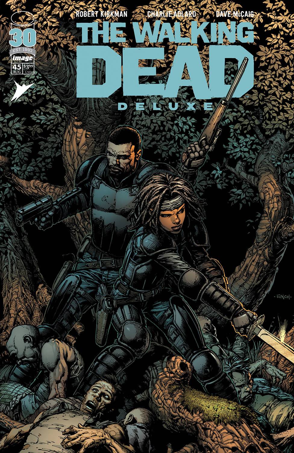 IMAGE COMICS COMIC BOOKS WALKING DEAD DLX #45 CVR A FINCH & MCCAIG (MR)