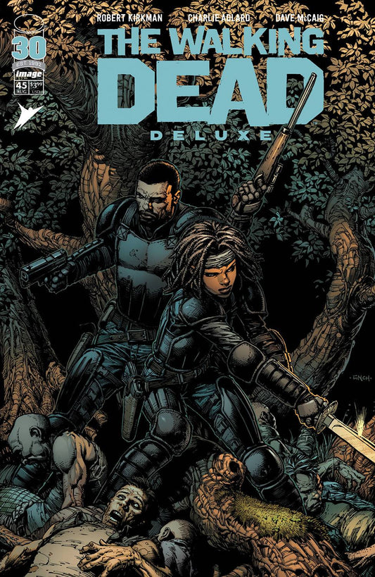 IMAGE COMICS COMIC BOOKS WALKING DEAD DLX #45 CVR A FINCH & MCCAIG (MR)