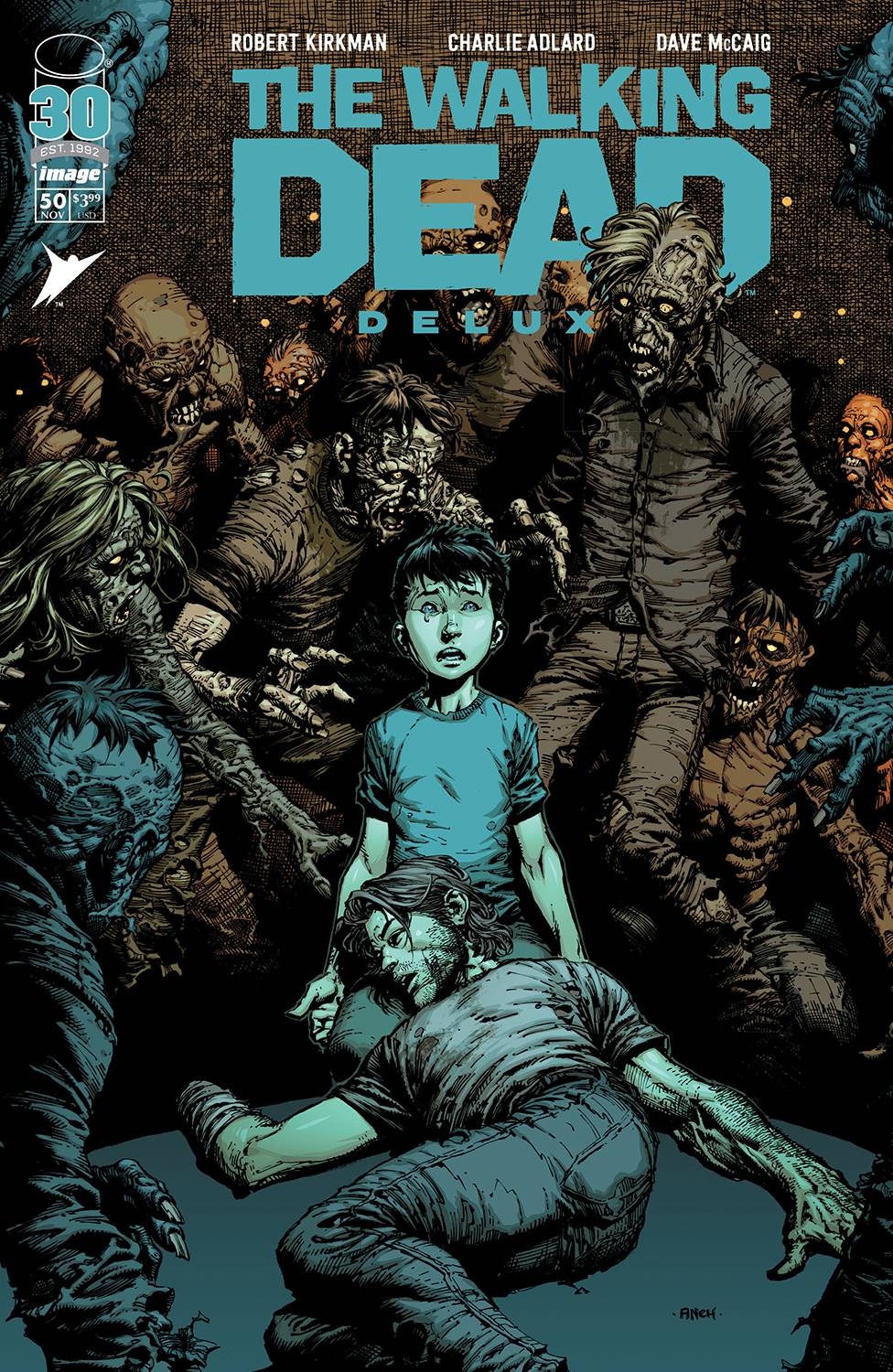 IMAGE COMICS COMIC BOOKS WALKING DEAD DLX #50 CVR A FINCH & MCCAIG (MR)