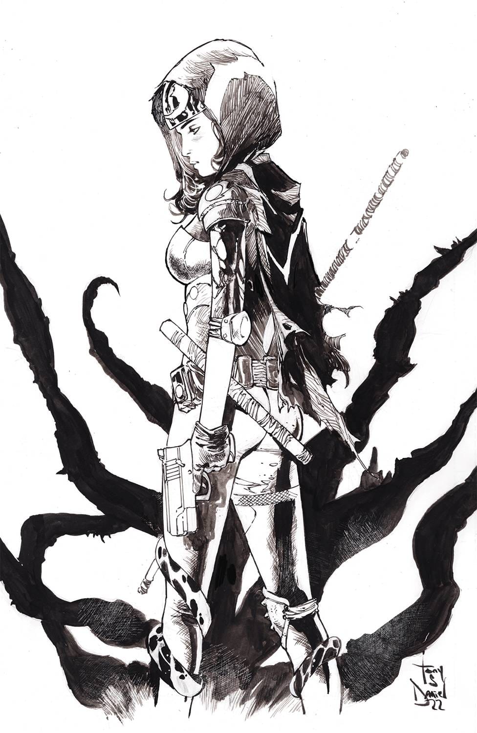 IMAGE COMICS Comics NOCTERRA #13 CVR C DANIEL B&W VIRGIN (MR)