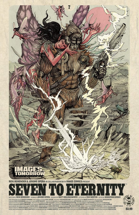 IMAGE COMICS Comics SEVEN TO ETERNITY #7 CVR C IMAGES OF TOMORROW VAR