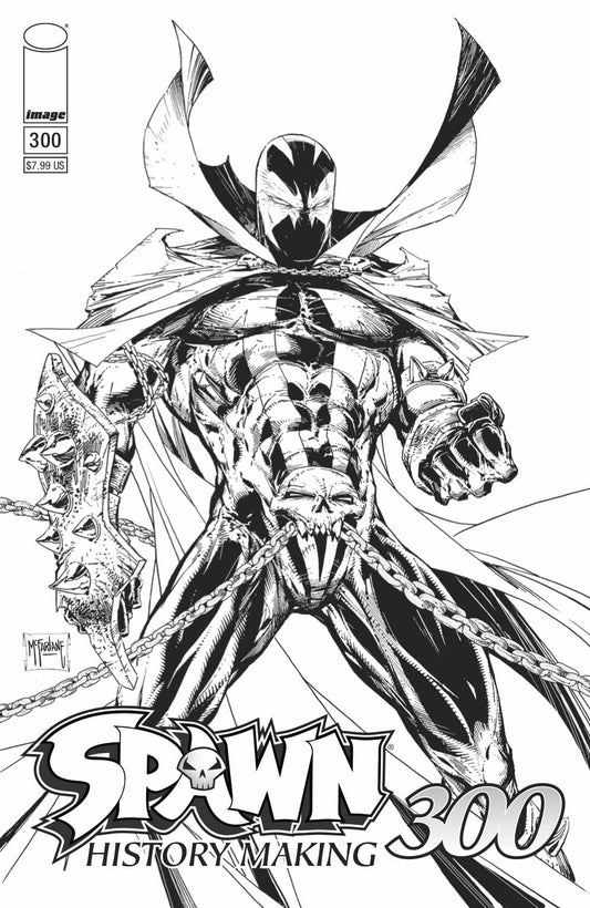 IMAGE COMICS IMAGE COMICS SPAWN #300 CVR B B&W MCFARLANE