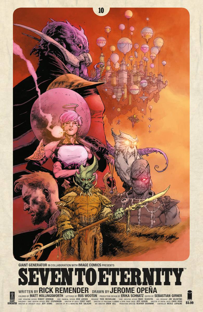 IMAGE COMICS SEVEN TO ETERNITY #10 CVR A OPENA & HOLLINGSWORTH