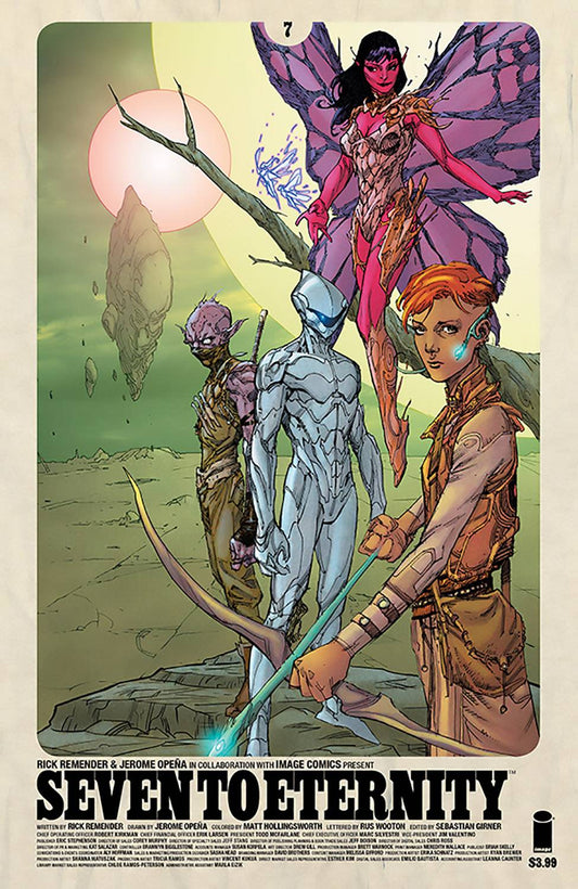 IMAGE COMICS SEVEN TO ETERNITY #7 CVR A HARREN & HOLLINGSWORTH