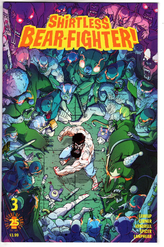 IMAGE COMICS SHIRTLESS BEAR-FIGHTER #3 CVR B VELLA (MR)