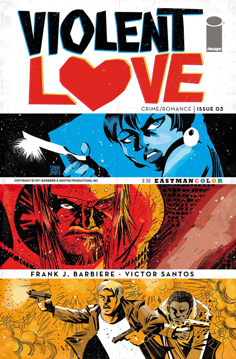 IMAGE COMICS VF/NM VIOLENT LOVE #3 CVR B SANTOS (MR)