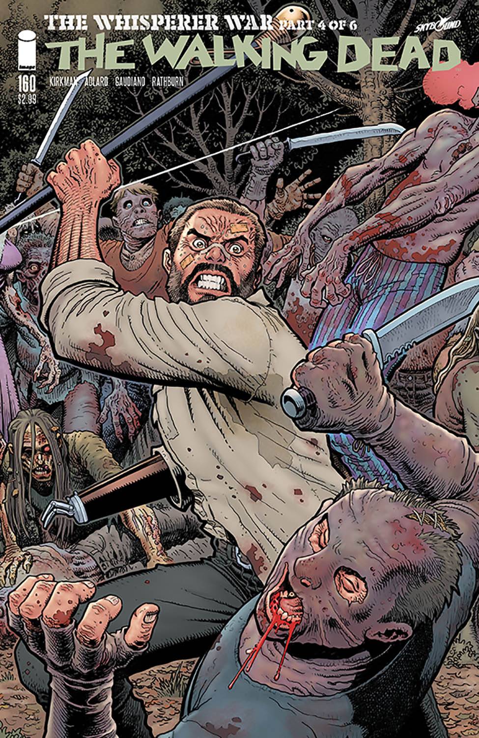 IMAGE COMICS VF/NM WALKING DEAD #160 CVR B ADAMS & FAIRBAIRN (MR)