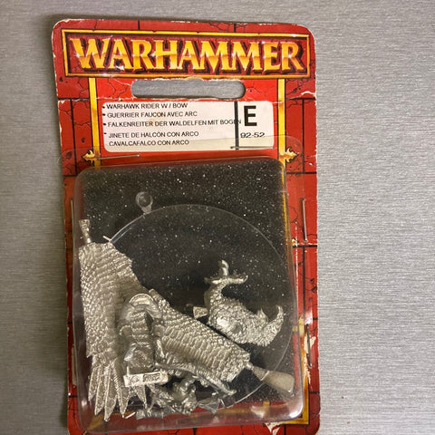 Warhammer WH 92-52 Warhawk Rider & Bow - OOP Blister - Packrat Comics
