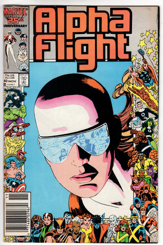 Alpha Flight #40 Newsstand Edition - Packrat Comics