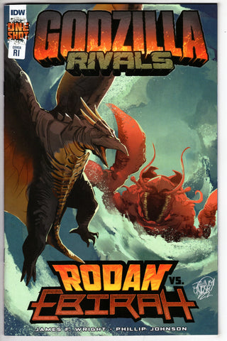 GODZILLA RIVALS RODAN VS EBIRAH CVR RI - Packrat Comics