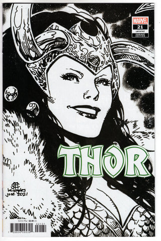 Thor #21 Cheung Headshot Sketch Variant - Packrat Comics