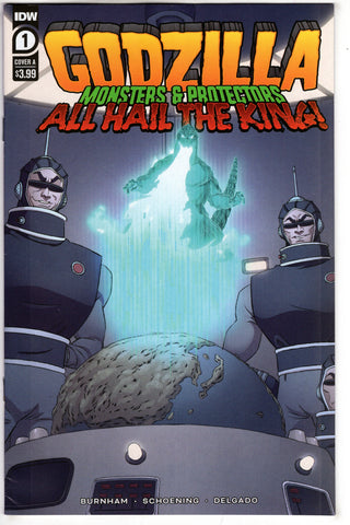 GODZILLA MONSTERS & PROTECTORS ALL HAIL KING #1 CVR A SCHOEN - Packrat Comics