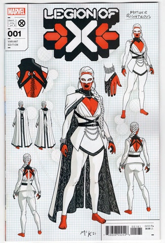 LEGION OF X #1 MCKELVIE DESIGN VARIANT - Packrat Comics