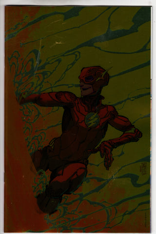 Flash The Fastest Man Alive #2 (Of 3) Cover D 1 in 50 Jorge Corona Foil Card Stock Variant - Packrat Comics