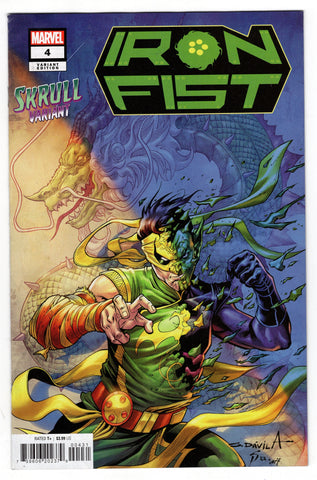 IRON FIST #4 (OF 5) DAVILA SKRULL VARIANT - Packrat Comics