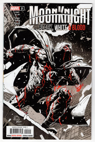 MOON KNIGHT BLACK WHITE BLOOD #2 (OF 4) - Packrat Comics