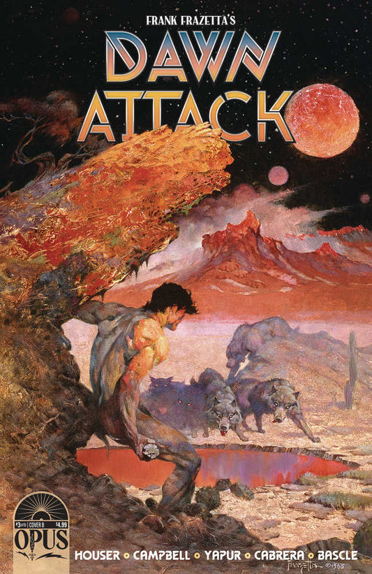 INCENDIUM LLC COMIC BOOKS Frank Frazettas Dawn Attack #3 (Of 5) Cover B Frazetta