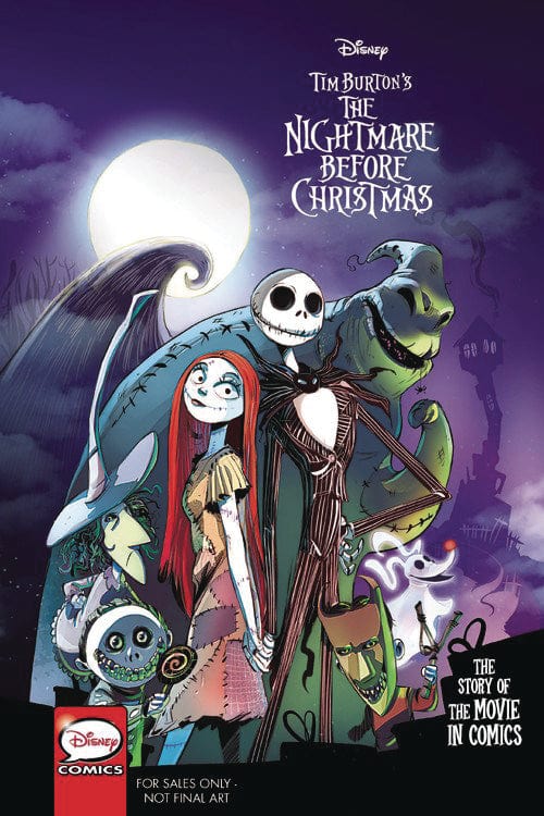 JOE BOOKS INC. KIDS DISNEY PIXAR NIGHTMARE BEFORE XMAS MOVIE IN COMICS YA GN