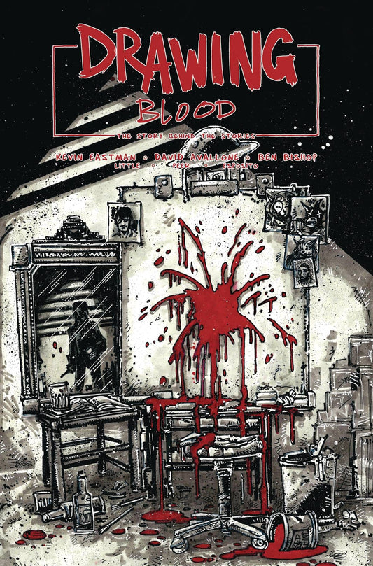 KEVIN EASTMAN STUDIOS KEVIN EASTMAN STUDIOS DRAWING BLOOD SPLILLED INK #1 (OF 4) CVR B EASTMAN (MR)