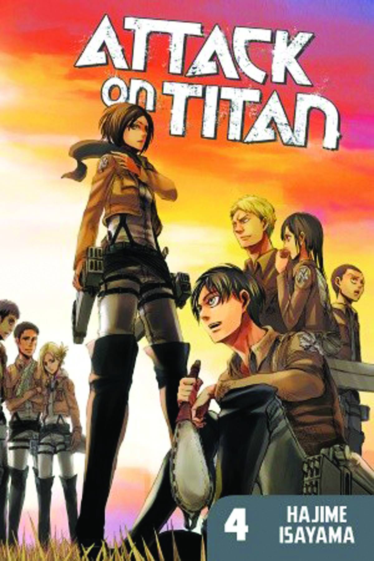 KODANSHA COMICS MANGA ATTACK ON TITAN GN VOL 04