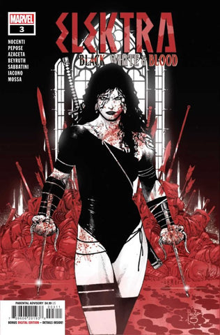 ELEKTRA BLACK WHITE BLOOD #3 (OF 4) - Packrat Comics