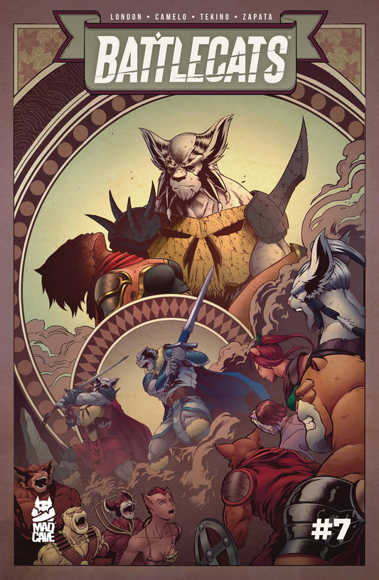 MAD CAVE STUDIOS COMIC BOOK VF/NM BATTLECATS VOL 3 #7