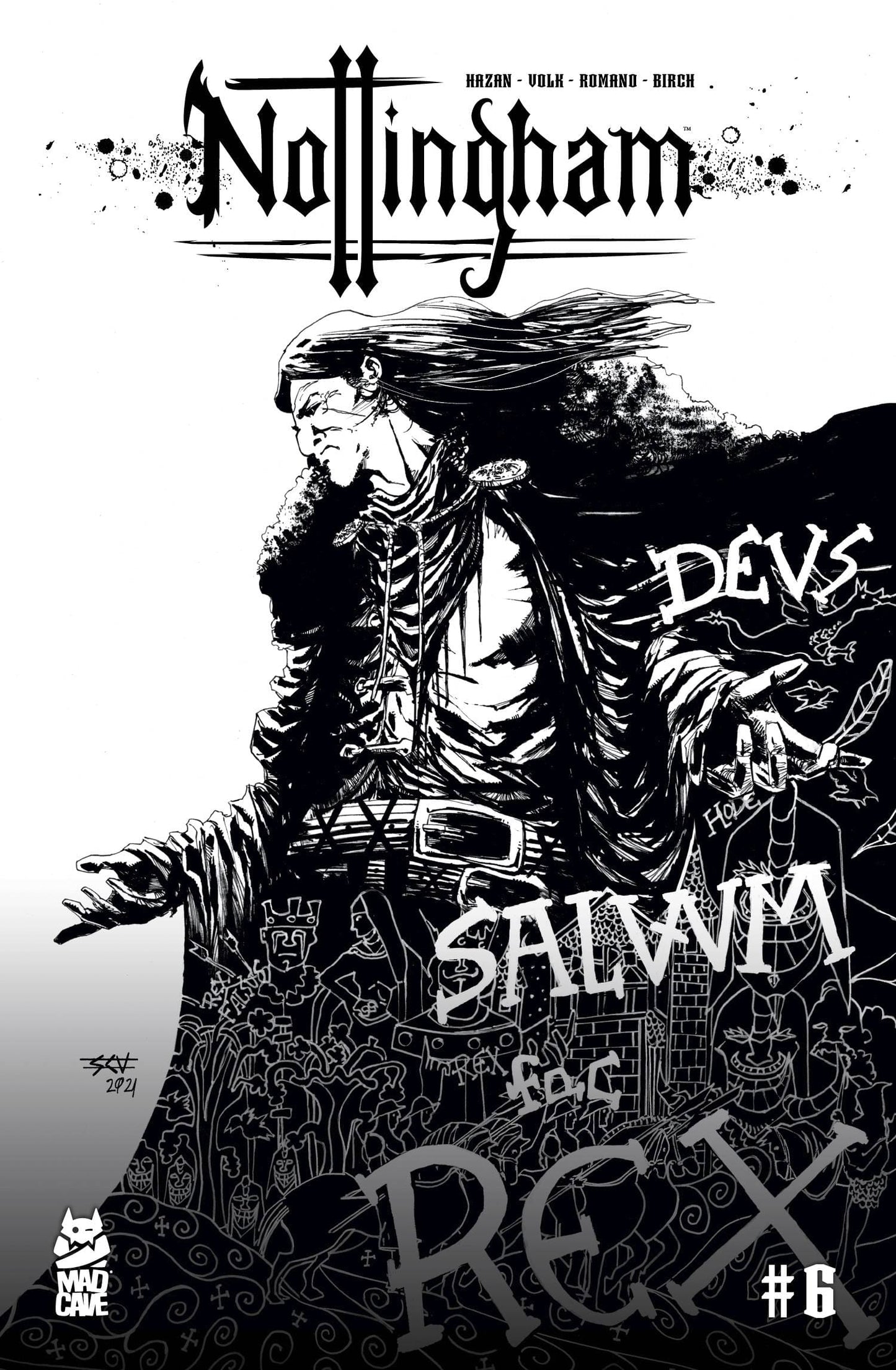 MAD CAVE STUDIOS Comics NOTTINGHAM #6 CVR B VOLK
