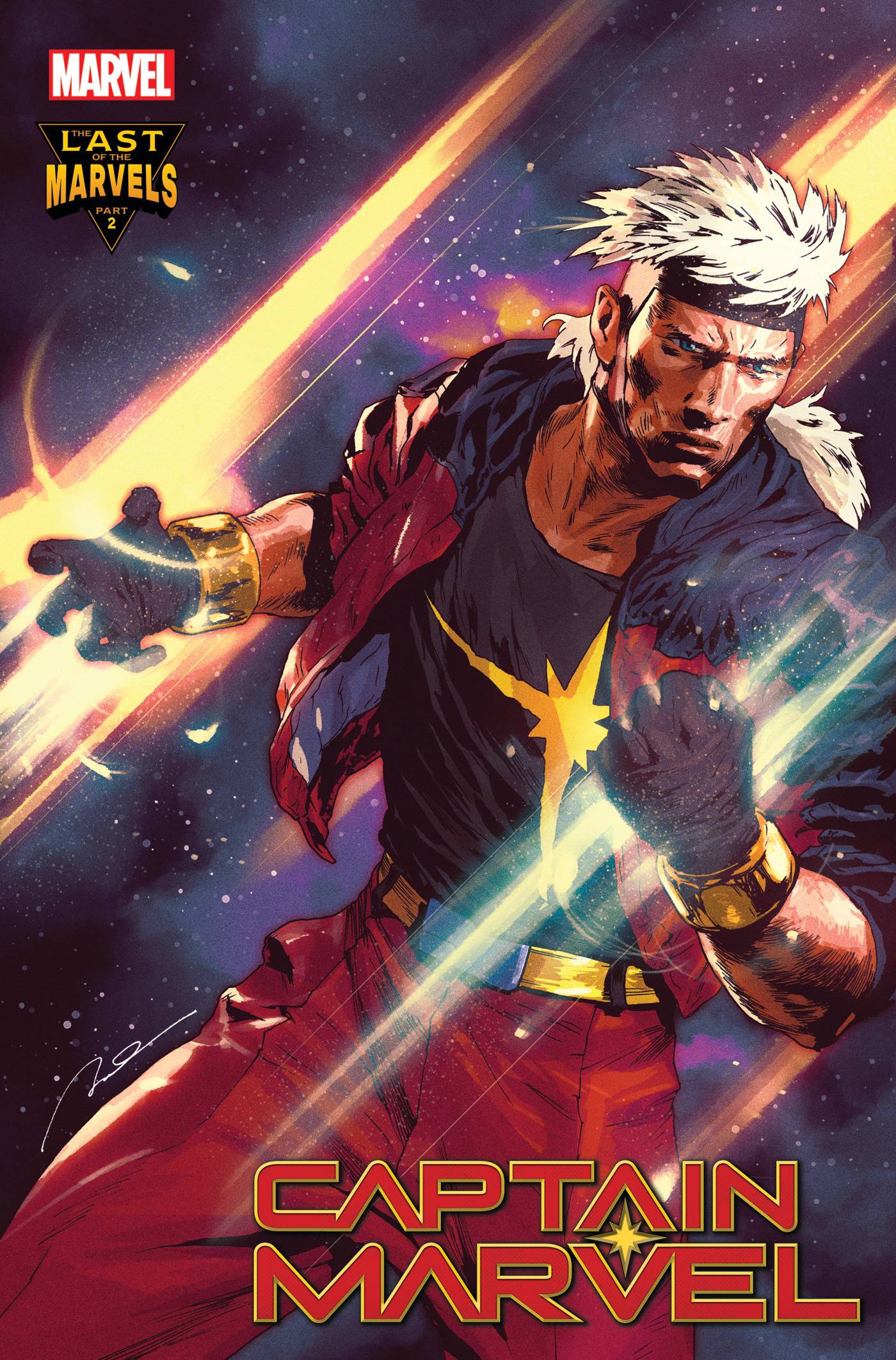 MARVEL COMIC BOOK CAPTAIN MARVEL #33 PAREL TEASER VAR