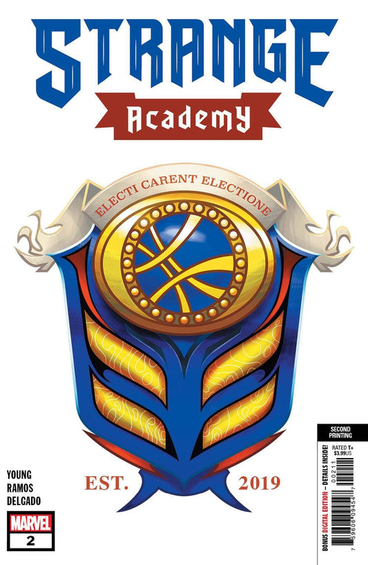 Marvel COMIC BOOK STRANGE ACADEMY #2 2ND PTG VAR