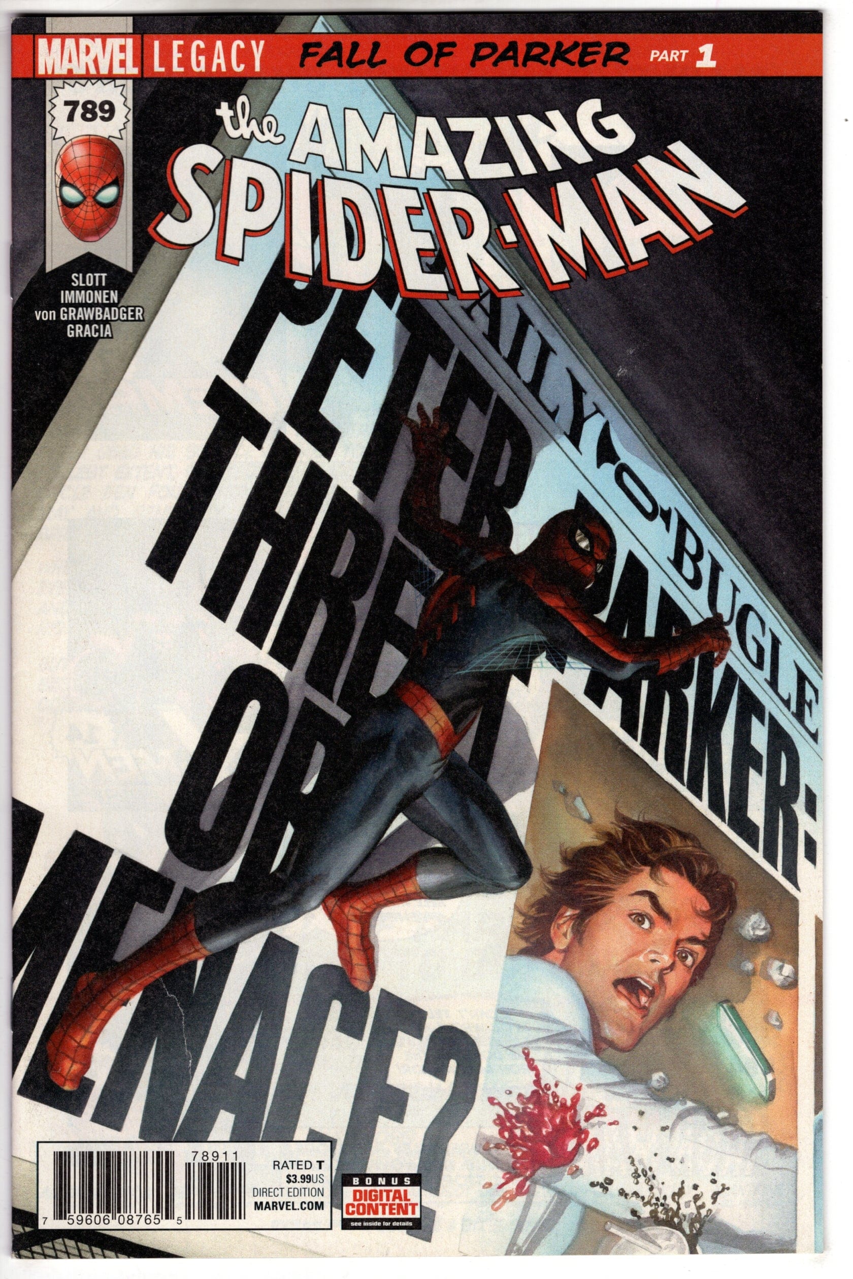 MARVEL COMICS AMAZING SPIDER-MAN #789 LEG