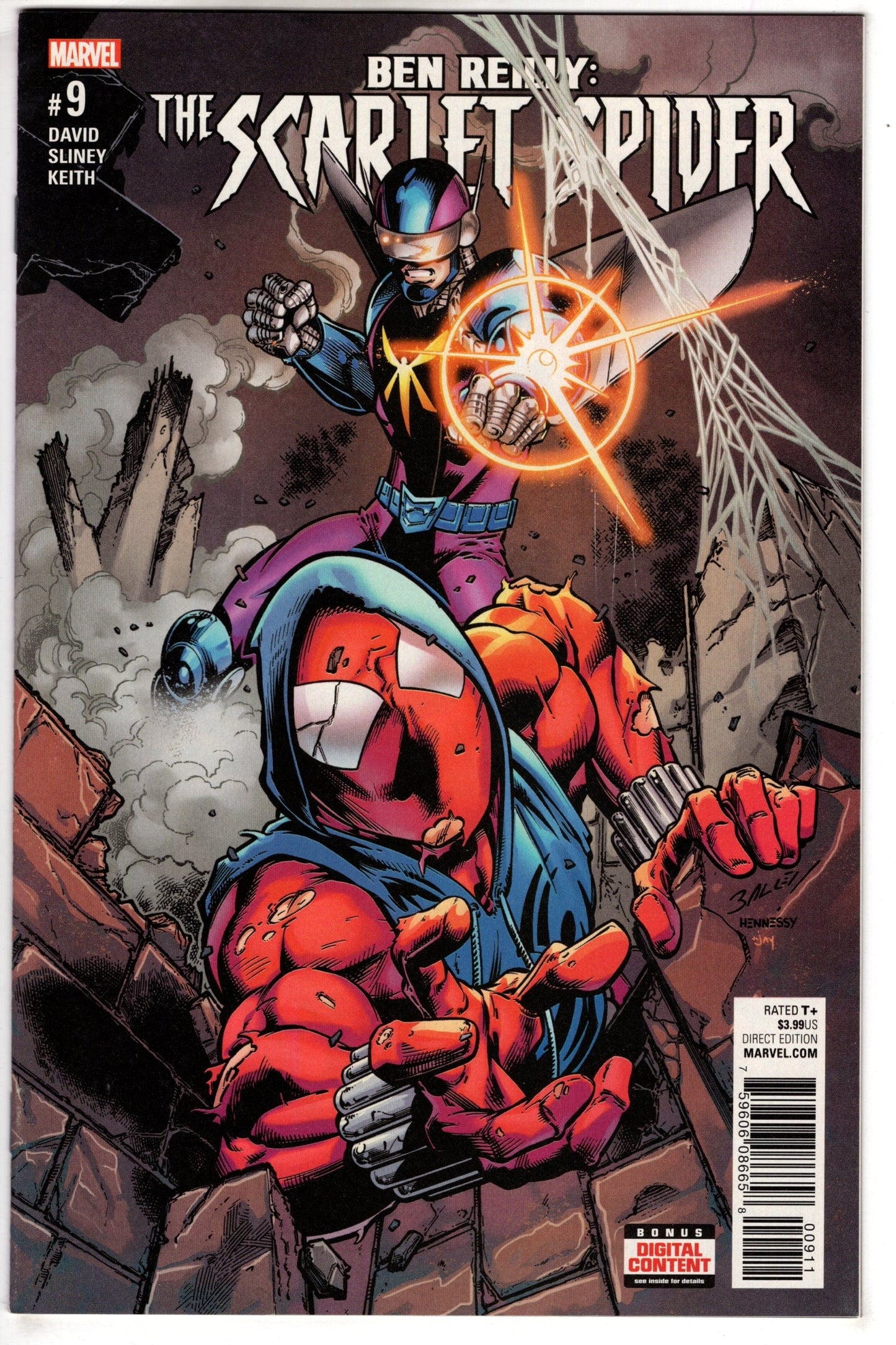 MARVEL COMICS BEN REILLY SCARLET SPIDER #9