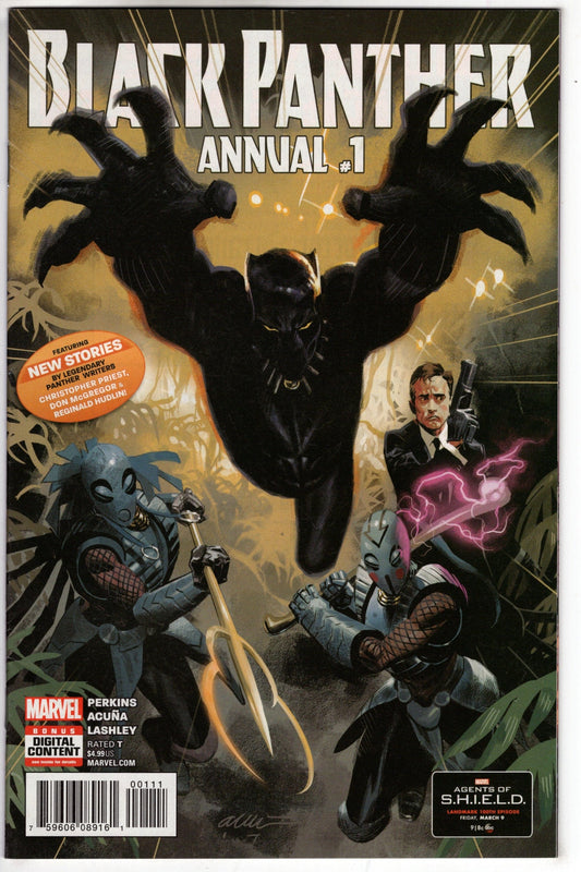 MARVEL COMICS BLACK PANTHER ANNUAL #1 (2018)VF