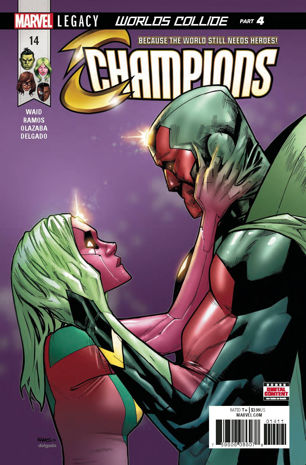MARVEL COMICS CHAMPIONS #14 LEG